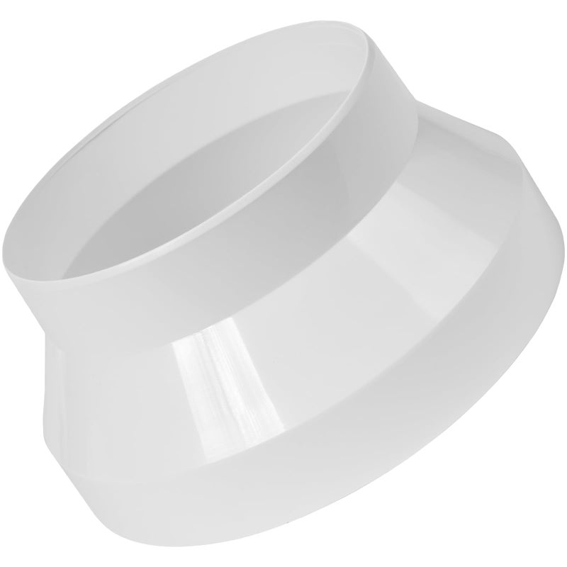 ECOPRO VENT 5"" to 4"" Eccentric Reducer/Increaser - Connect Straight & Flex Duct, Fan or Vent - HVAC, Heating & Cooling Applications - Image 1